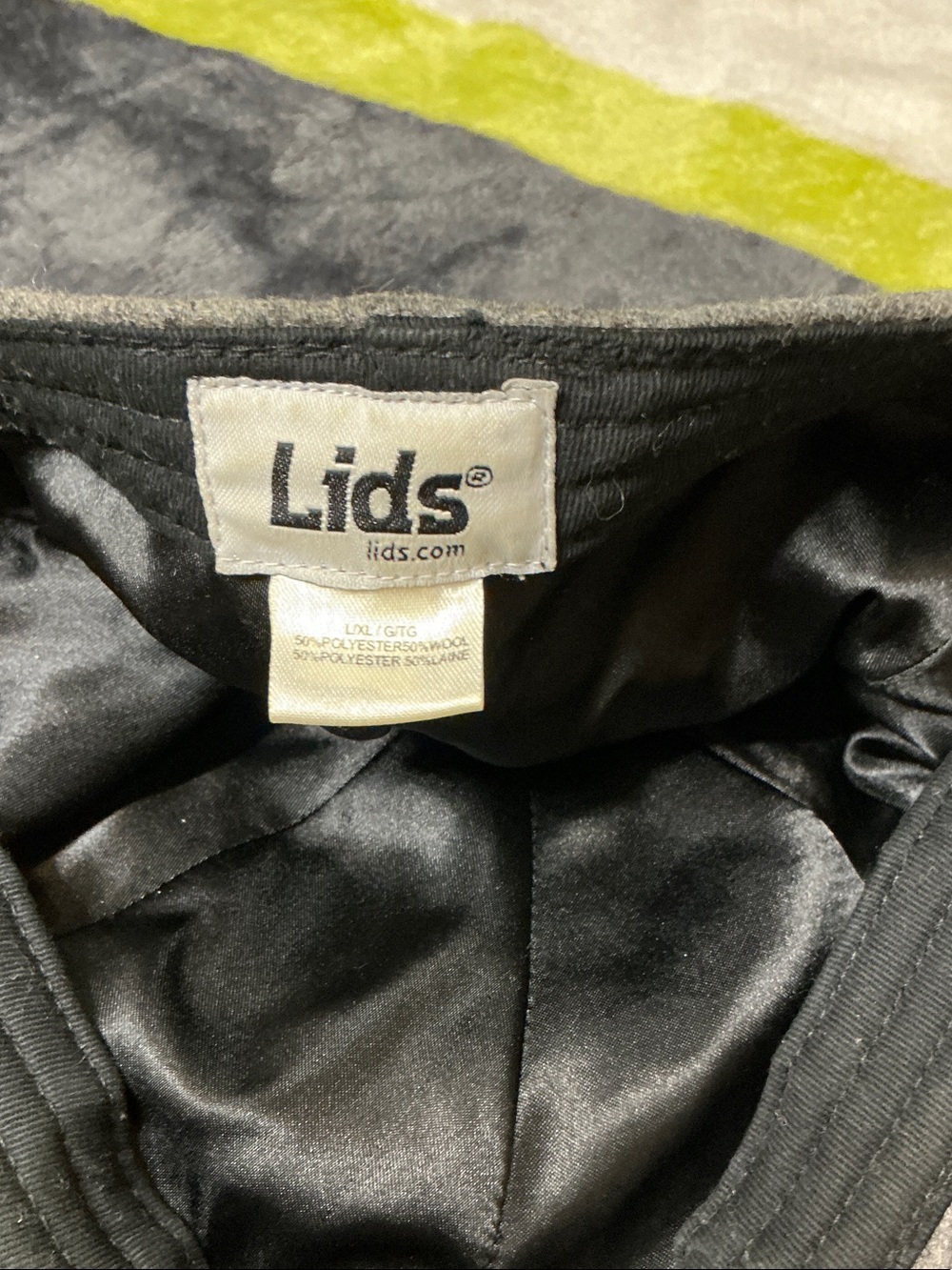Lids Grey Wool Blend Newsboy Cap Men’s Size XL - Picture 7 of 11